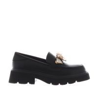 Tua by braccialini scarpa nero pelle   da donna