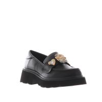 Tua by braccialini scarpa nero pelle   da donna