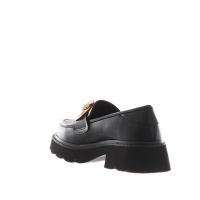 Tua by braccialini scarpa nero pelle   da donna