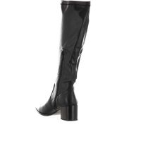 Uma parker stivale a punta in similpelle stretch da donna