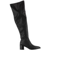 Uma parker stivale a punta in similpelle stretch da donna