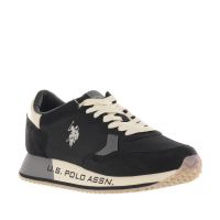 U.s. polo assn. sneaker in camoscio e tessuto tecnico da uomo