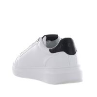 U.s. polo assn. sneaker in ecopelle con tallone a contrasto da uomo