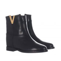 Via roma 15 stivaletto santa monica in pelle da donna