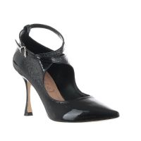 Vicenza décolleté a punta in naplack con cinturino da donna