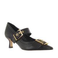 Vicenza décolleté a punta in pelle con cinturini da donna