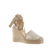 Vidorreta espadrillas sandalia cintas in glitter da donna