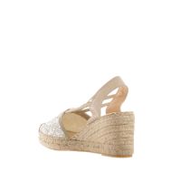 Vidorreta espadrillas valenciana elasticos in glitter da donna