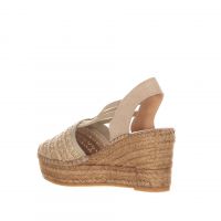 Vidorreta espadrillas valenciana elasticos in raffia da donna