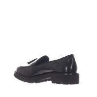 Vsl mocassino in pelle con nappine da donna