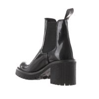 Vsl stivaletto in vernice con tacco midi da donna
