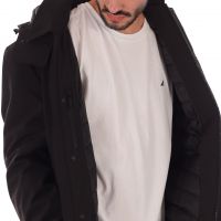 Woolrich cappotto barrow mac in tech softshell da uomo