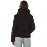 Woolrich firth parka corto in tech softshell da donna