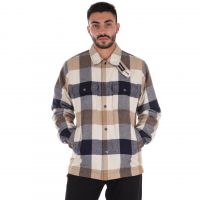 Woolrich giacca wool check alaskan shirt  da uomo