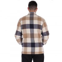 Woolrich giacca wool check alaskan shirt  da uomo