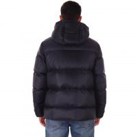 Woolrich piumino in nylon pertex con cappuccio da uomo