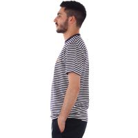 Woolrich t-shirt a righe in jersey di cotone da uomo