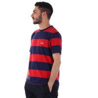 Woolrich t-shirt a righe in jersey di cotone da uomo