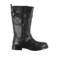 Zolfo stivale biker in pelle da donna
