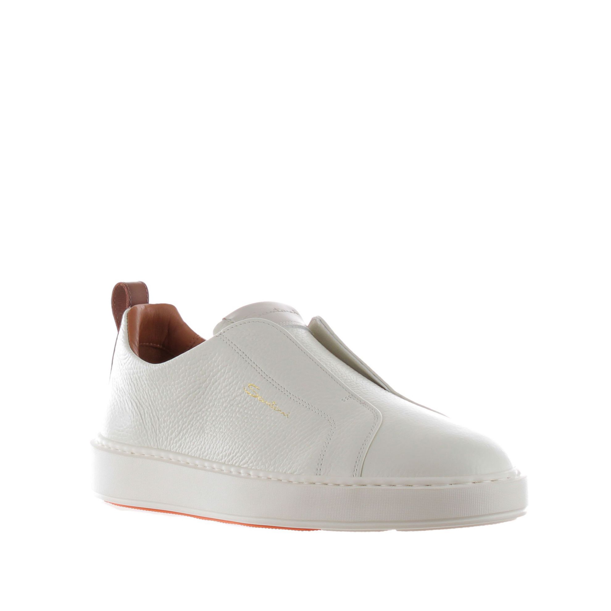 Santoni sneakers bianche cheap