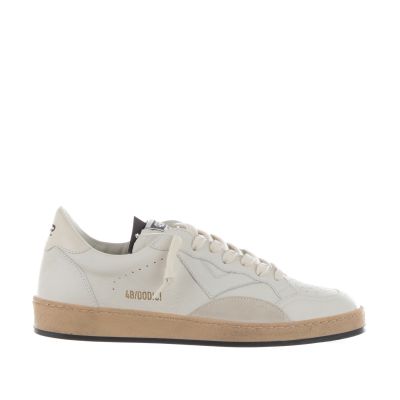 Sneaker in pelle effetto vintage