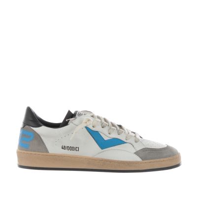 Sneaker in pelle effetto vintage