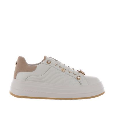 Sneaker in pelle con pietre