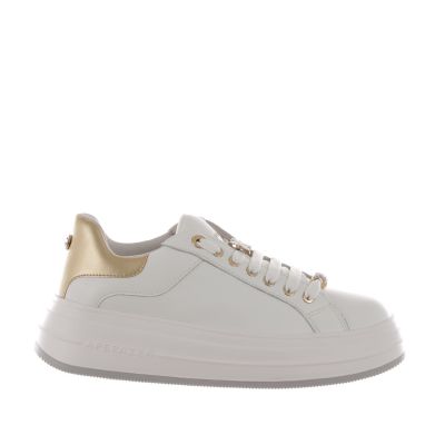 Sneaker in pelle con pietre