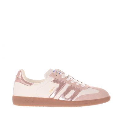 Sneaker cloud in pelle metal e camoscio
