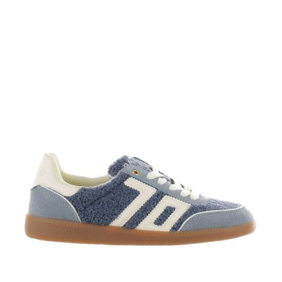 Sneaker cloud teddy in camoscio