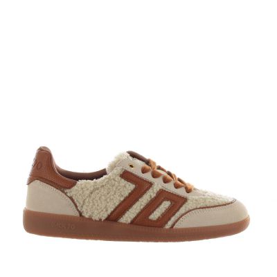 Sneaker cloud teddy in camoscio