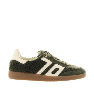 Sneaker teddy 212 in suede fur juniper