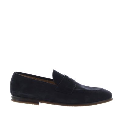 Mocassino con mascherina in suede