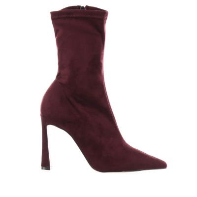 Stivaletto in camoscio con gambale stretch