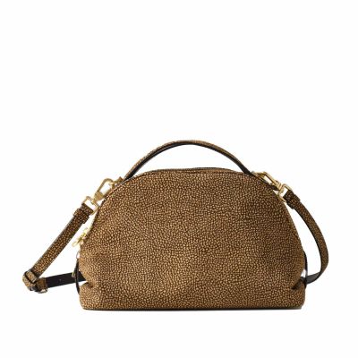 Borsa a mano sexy small in camoscio