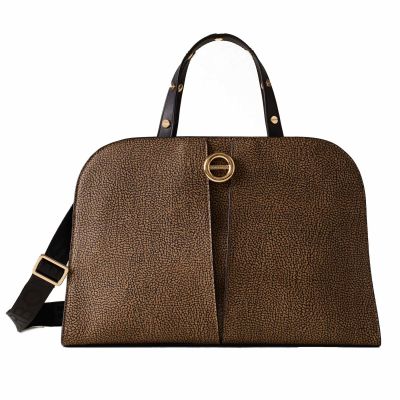 Borsa bauletto medium in pelle 
