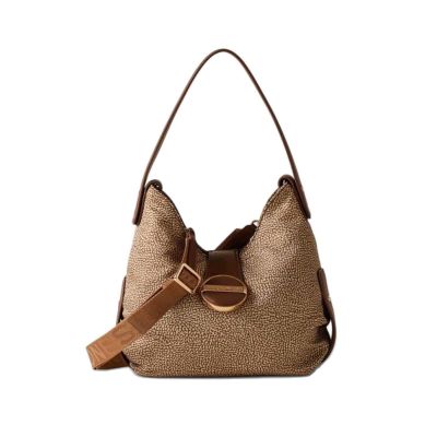 Borsa hobo eclipse small in nylon e vitello