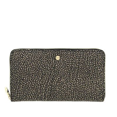 Portafoglio zip around in nylon op