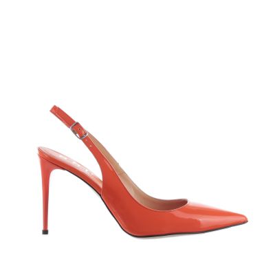 Décolleté slingback in vernice