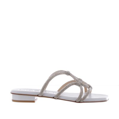 Ciabattina in nappa con microcristalli