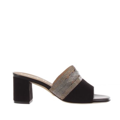 Sabot in nappa con microcristalli