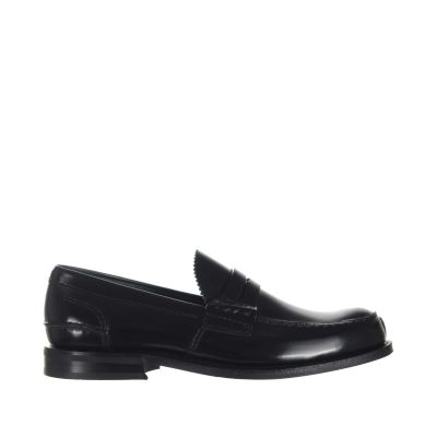 Mocassino tunbridge in pelle con fondo in gomma