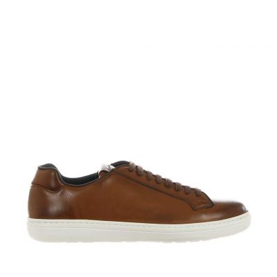 Sneaker boland in pelle anticata