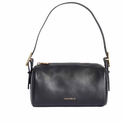 Bauletto janie in pelle martellata