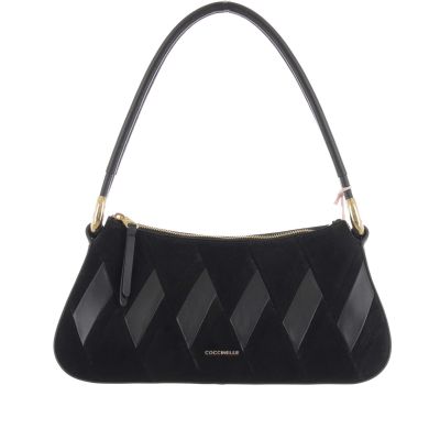 Borsa a mano lisbet in camoscio patchwork