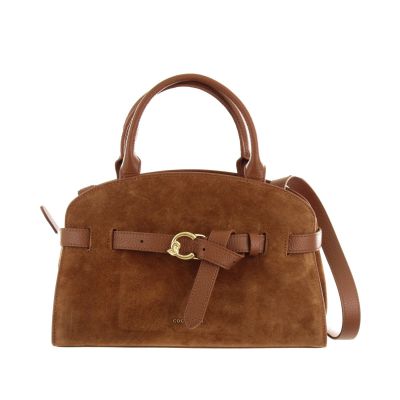 Borsa a mano sabine small in camoscio
