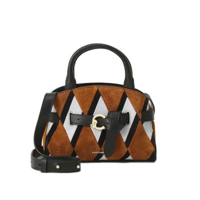 Borsa a mano sabine small multicolor in camoscio