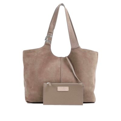 Borsa a spalla c-easy in camoscio