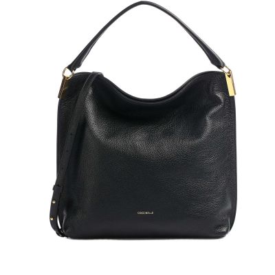 Borsa a spalla estelle in pelle martellata