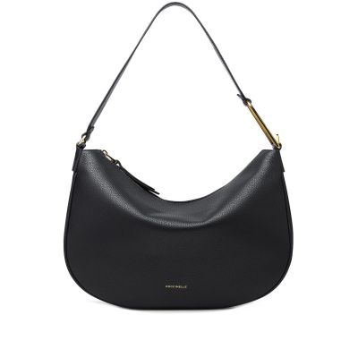 Borsa a spalla priscilla medium in pelle con grana